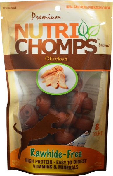 Nutri Chomps Mini Chicken Knot Dog Treats