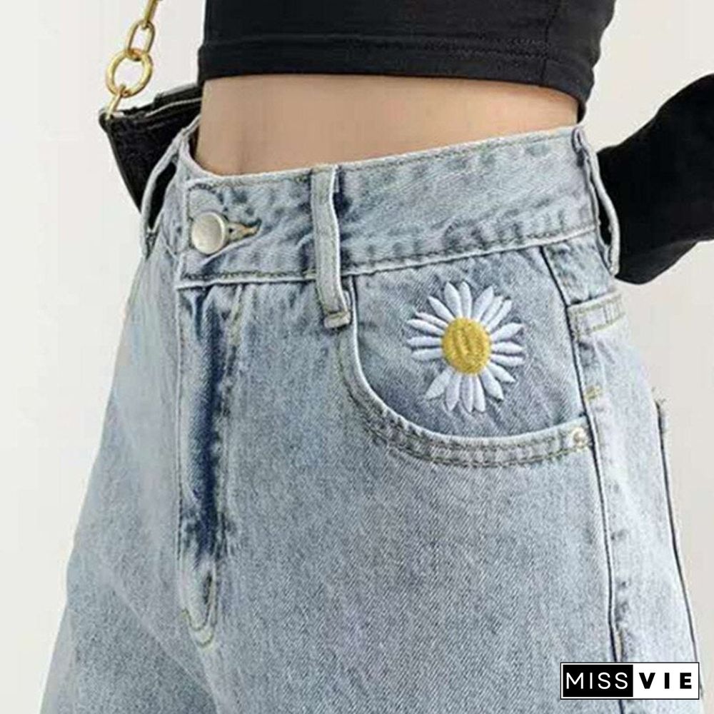 Woman Jeans High Waist Clothes Wide Leg Denim Clothing Streetwear Vintage Quality Summer Fashion Harajuku Loose Pants