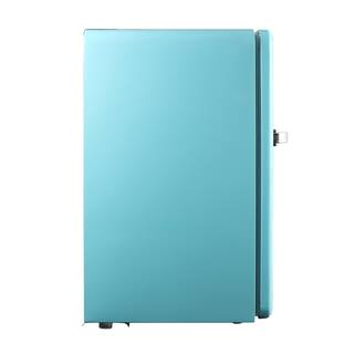 Frigidaire 3.2 cu. ft. Retro Mini Fridge in Blue with Freezer EFR372-BLUE-COM