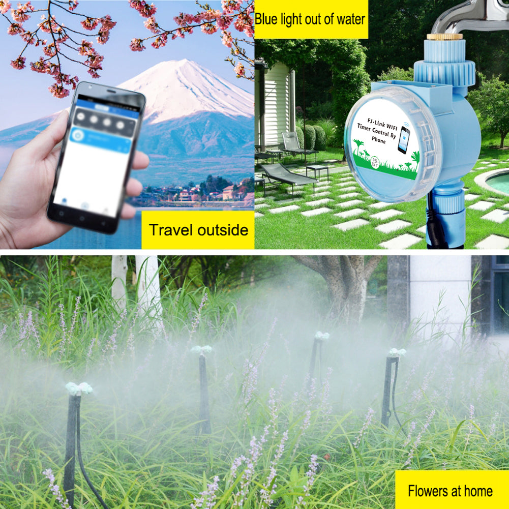 Sprinkler Timer Automatic Irrigation Controller Watering Timer App Remote Control Wifi Connection For Garden Lawns Patio Agriculture