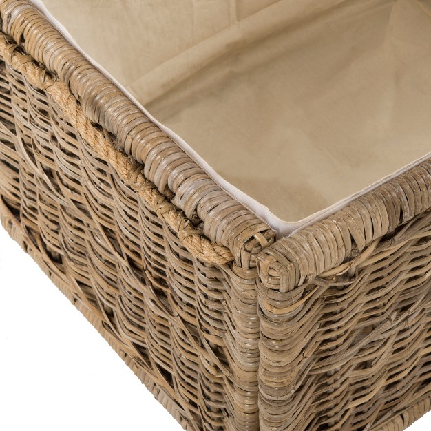 Wicker Storage Trunk