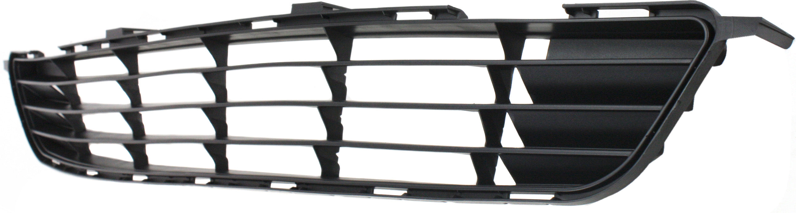 Bumper Grille Compatible With 2009-2010 Toyota Corolla Front Textured Black