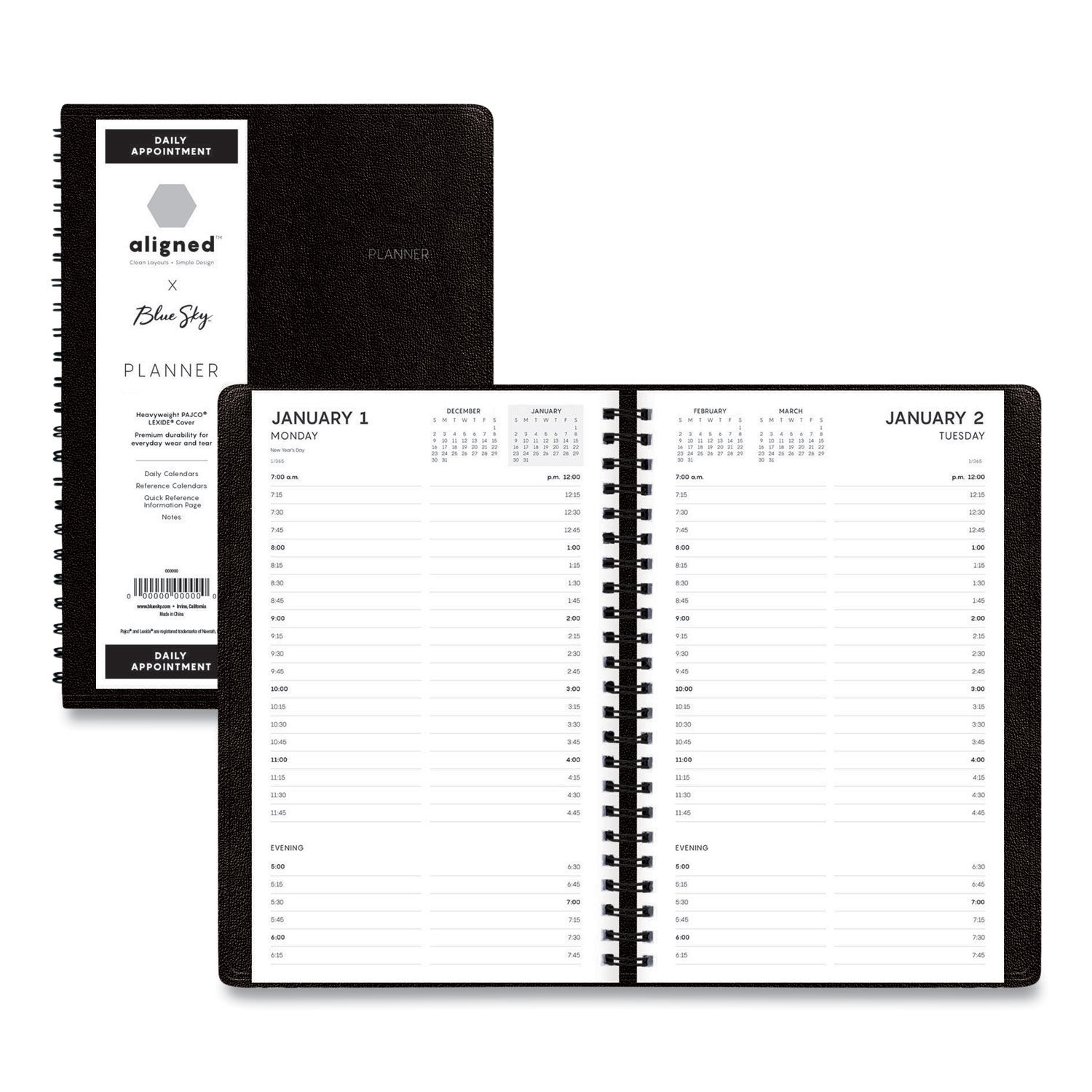 Aligned Daily Appointment Planner by Blue Skyandreg; BLS123853