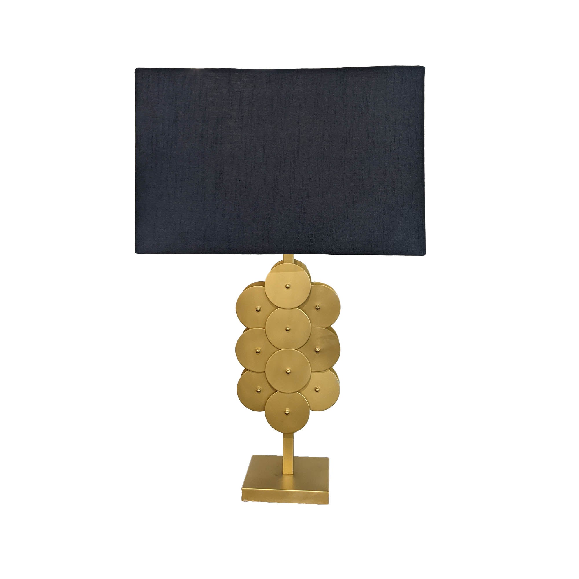 Skye Brass Disc Lamp