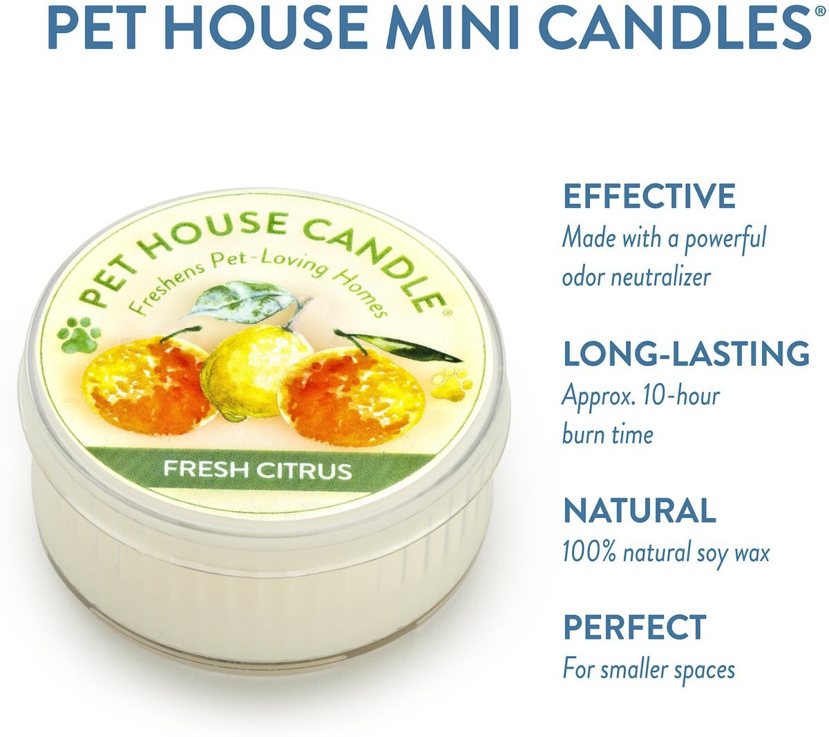 Pet House Fresh Citrus Natural Soy Candle