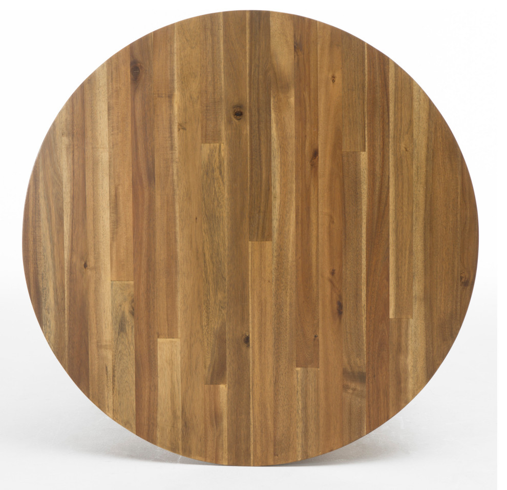 GDF Studio Mimaya Natural Stained Wood Coffee Table   Midcentury   Coffee Tables   by GDFStudio  Houzz