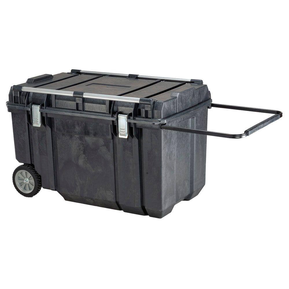 DW Tough Chest 38 in. W 63 Gal. Polypropylene Rolling Tool Box DWST38000