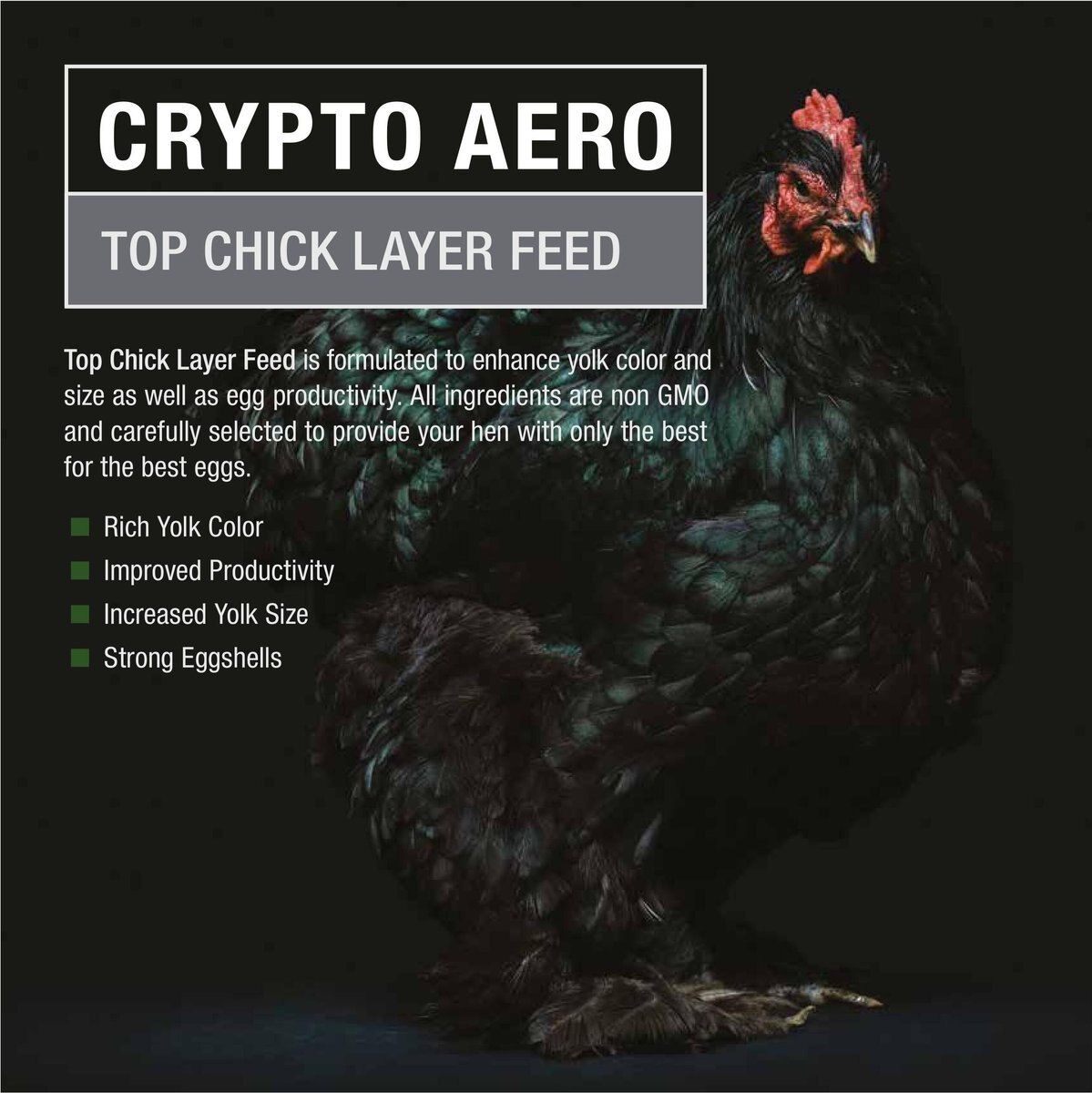 Crypto Aero Top Chick Layer Chicken Feed