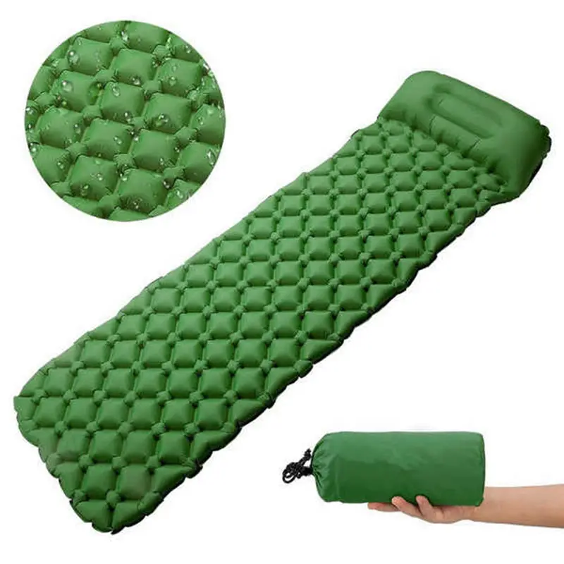 Aji Widely Applicable 2 Persons Outdoor Mat Beach Camping Self Bed Air Bed Mattress Inflatable Mattresses