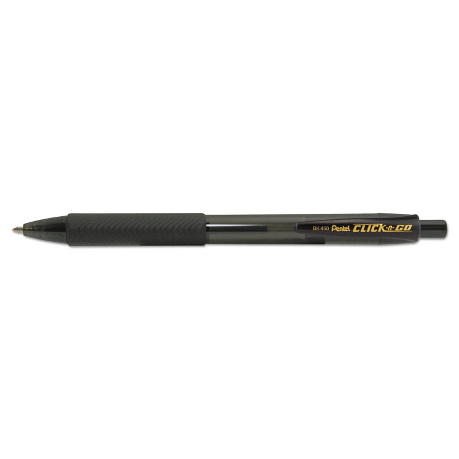 Click-N-Go Retractable Ballpoint Pen by Pentelandreg; PENBK450AA