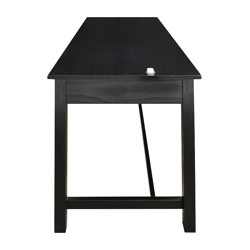 Casual Home Jefferson Work Desk and Concealed Side Drawer