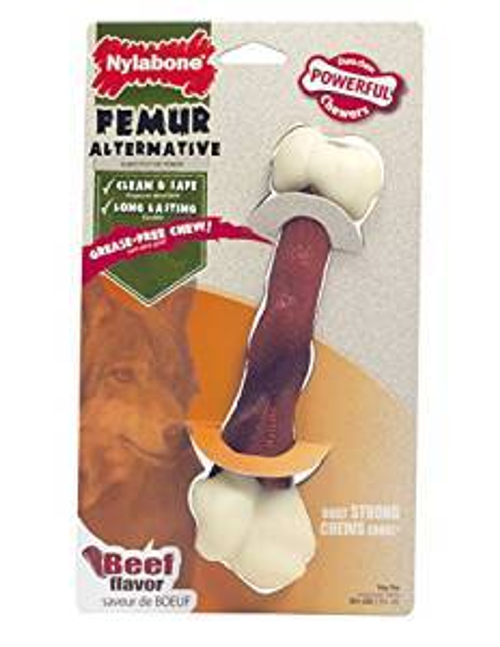 Nylabone DuraChew Femur Beef Flavored Alternative Bone Dog Chew Toy