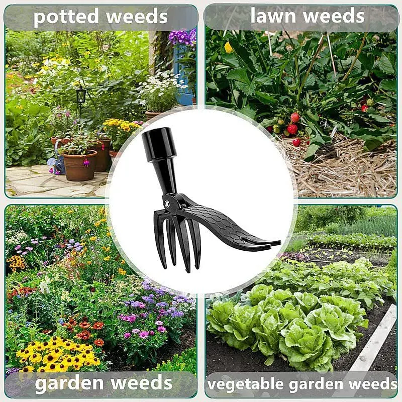 Upright Weed Puller Manual Weed Remover Hand Weeder Tool For Garden Gardening Hand Tools For Convenient Weed Removal Without