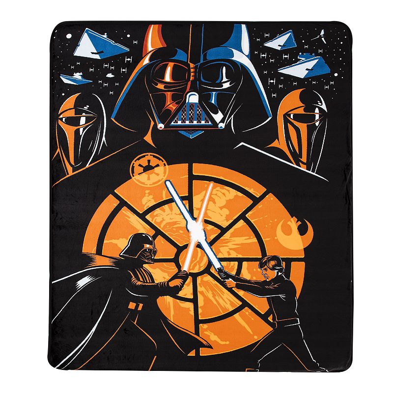 Star Wars Showdown Oversized Silk Touch Sherpa Throw