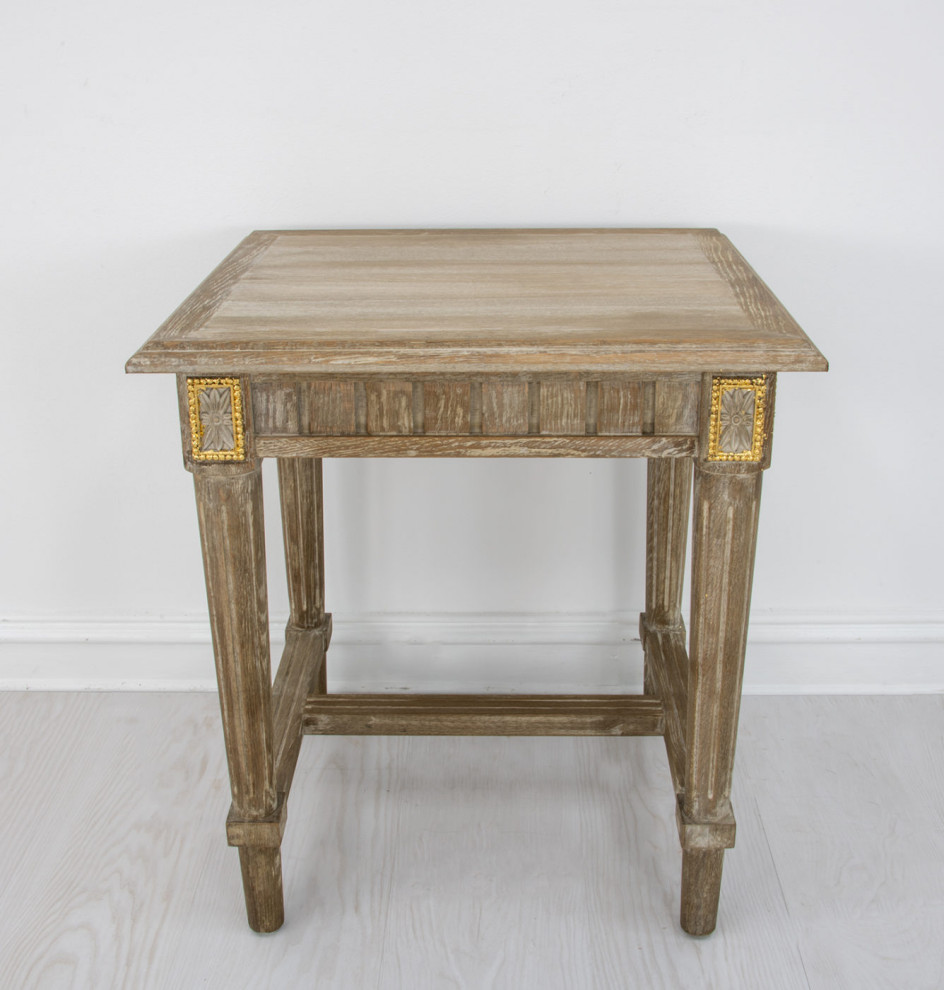 Sarni Natural Side Table   Farmhouse   Side Tables And End Tables   by Rustic Home Furniture Deco  Houzz