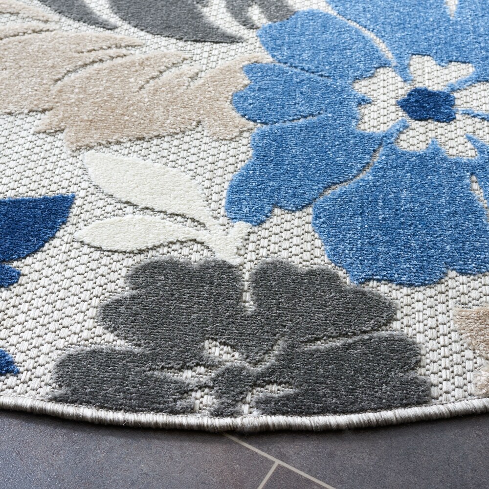 SAFAVIEH Cabana Avia Indoor/ Outdoor Waterproof Patio Floral Rug