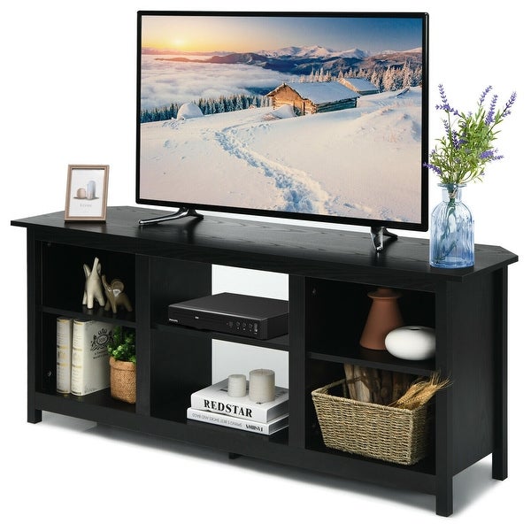 2-Tier Entertainment Media Console Center- - 58