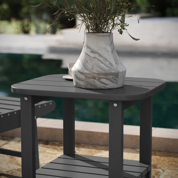 AllWeather Adirondack Style Patio Side Table