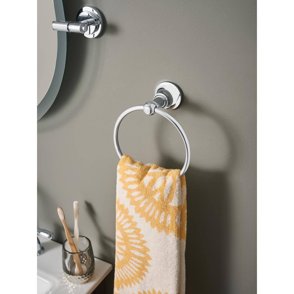 MOEN Vale Towel Ring in Chrome DN4486CH