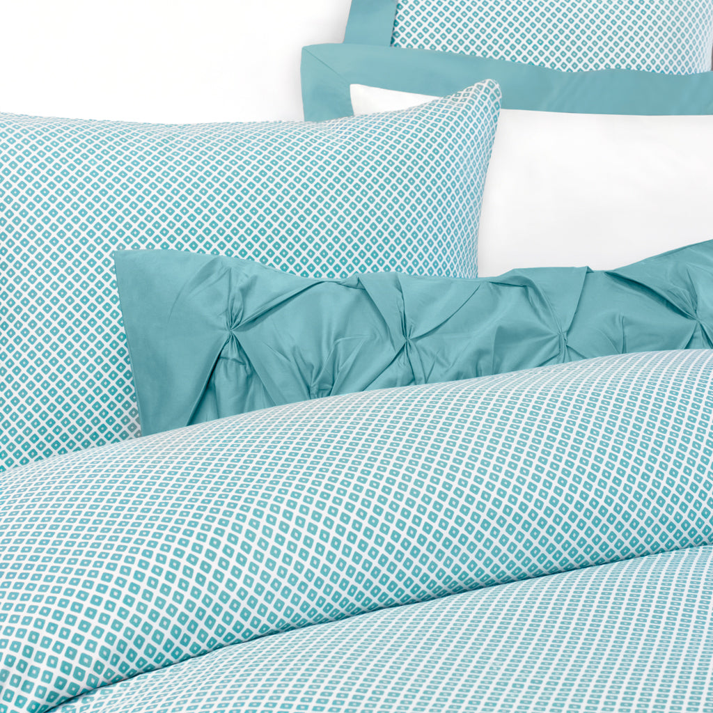 Edie Turquoise Duvet Cover