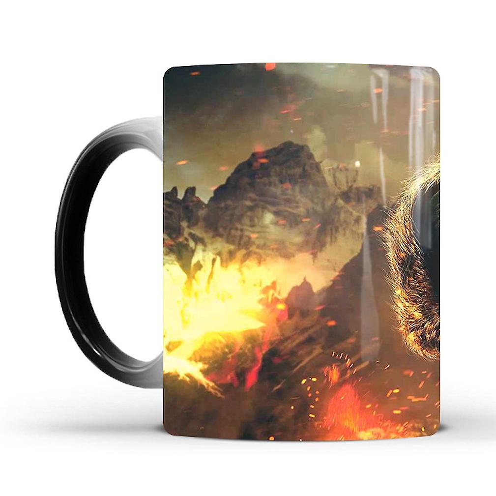 Dark Souls Color Changing Mug Ceramic Coffee Mug Thermal Tea Cup Novelty Gift