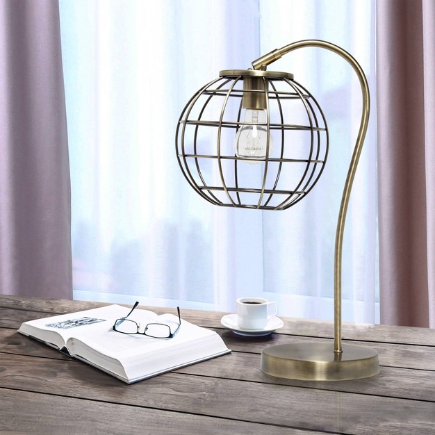 Metal Arched Cage Table Lamp Lalia Home