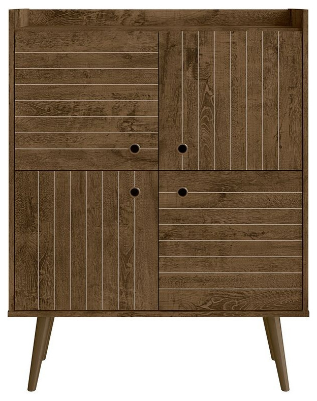 Bogart 45.5 quotMidcentury Accent Cabinet   Midcentury   Accent Chests And Cabinets   by Manhattan Comfort  Houzz