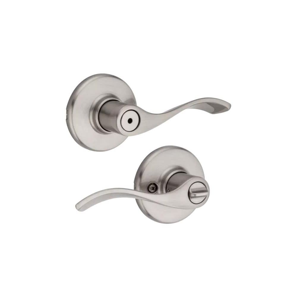 Satin Nickel Bed/Bath Balboa Privacy Door Lever