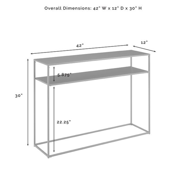 Braxton Console Table - 42 W x 12 D x 30 H