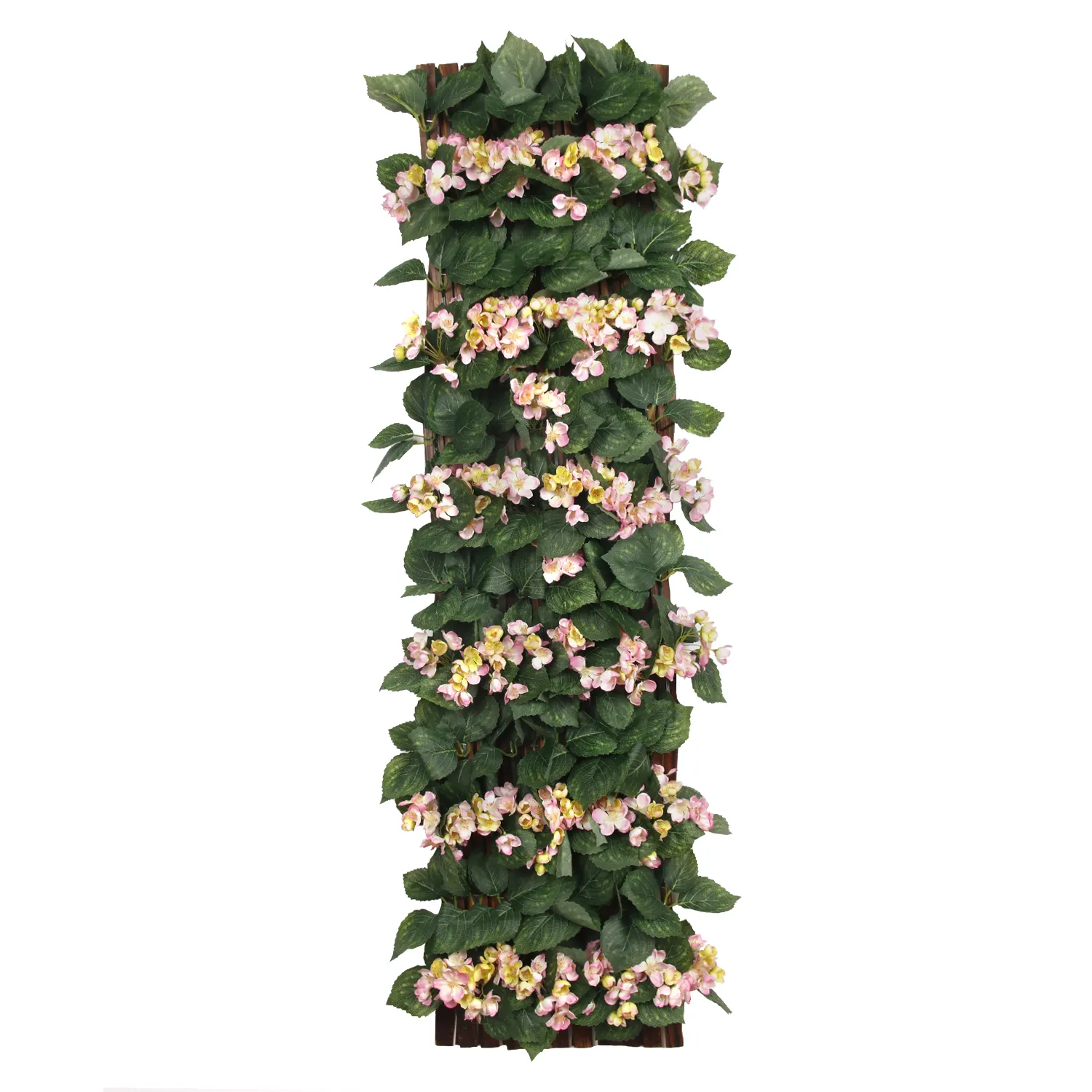 Garden Supply Home Decoration Artificial Vines Plants Plastic Leaf Faux Ivy Leaves Fence