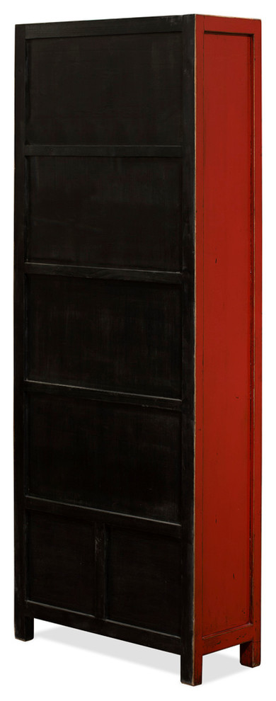 Elmwood Chinese Zen Bookcase  Red   Asian   Bookcases   by China Furniture and Arts  Houzz