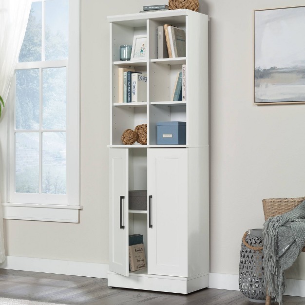 Homeplus 2 Door Storage Cabinet Soft White Sauder