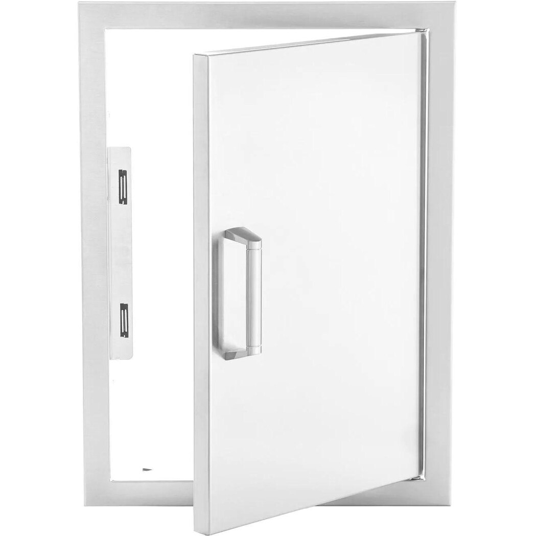 Signature 18-Inch Stainless Steel Reversible Single Access Door