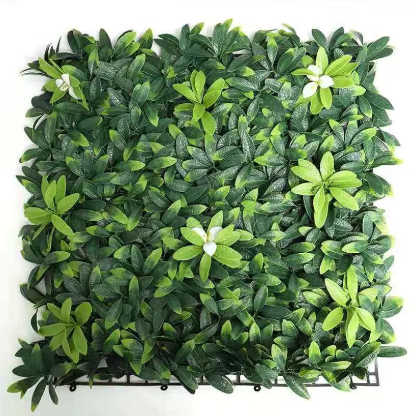 Garden Supplies 100*100cm Anti uv Faux Foliage Wall Mat Artificial Green Plant Grass Wall