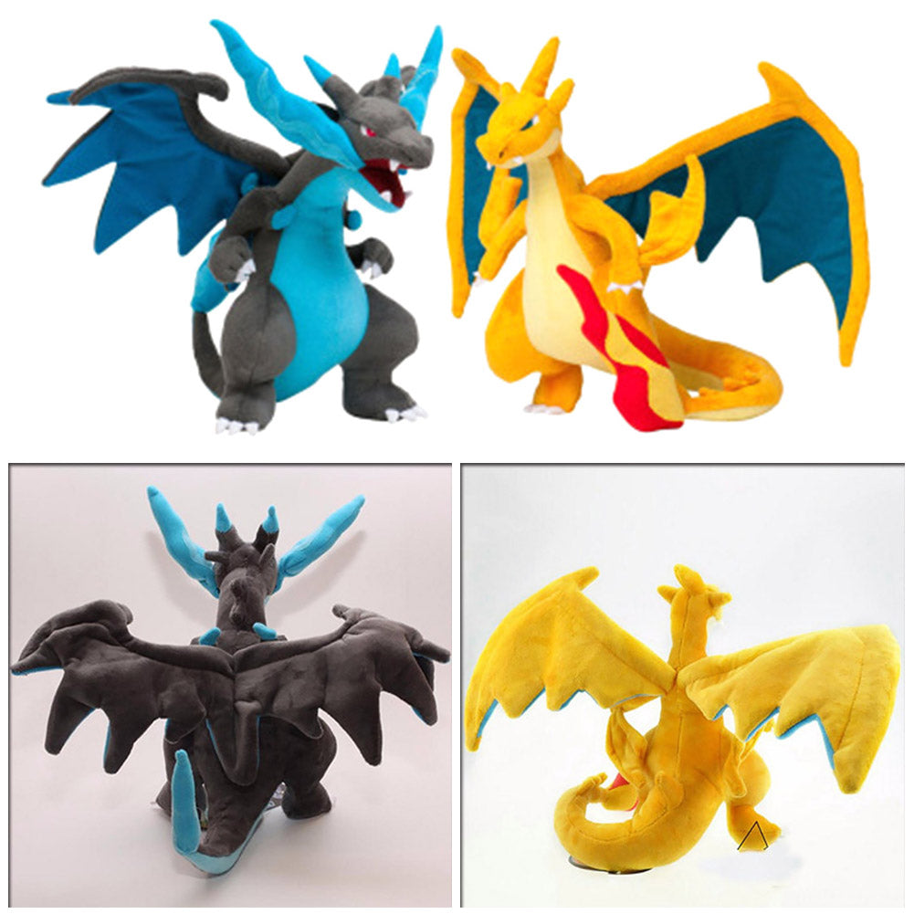 9 inch Anime Super Fire Dragon Stuffed Plush Pet Elf Doll Pokemon Soft Toy for Children