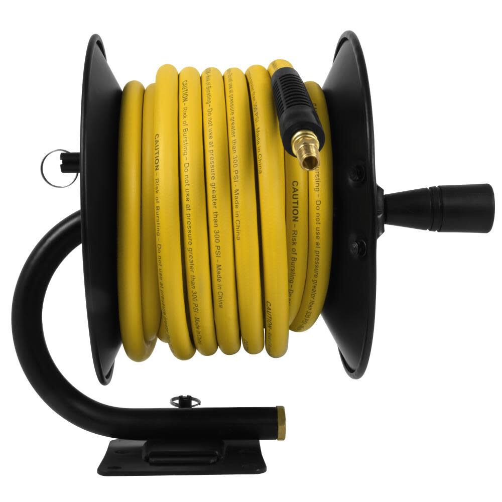 DEWALT 3/8 In. x 50 Ft. Manual Rubber Hose Reel DXCM024-0348 from DEWALT