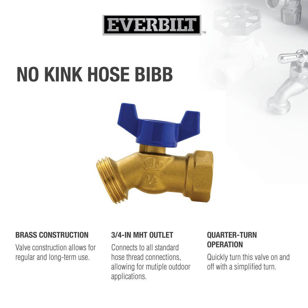 Everbilt 12 in. Brass Female Hose Bibb 102-453EB