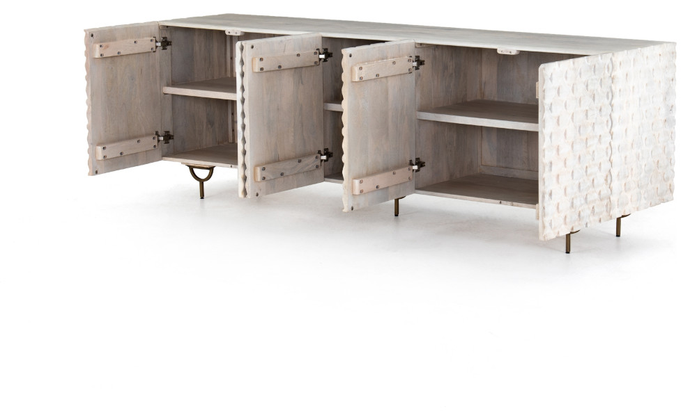 Rio Media Console   Transitional   Entertainment Centers And Tv Stands   by Four Hands  Houzz