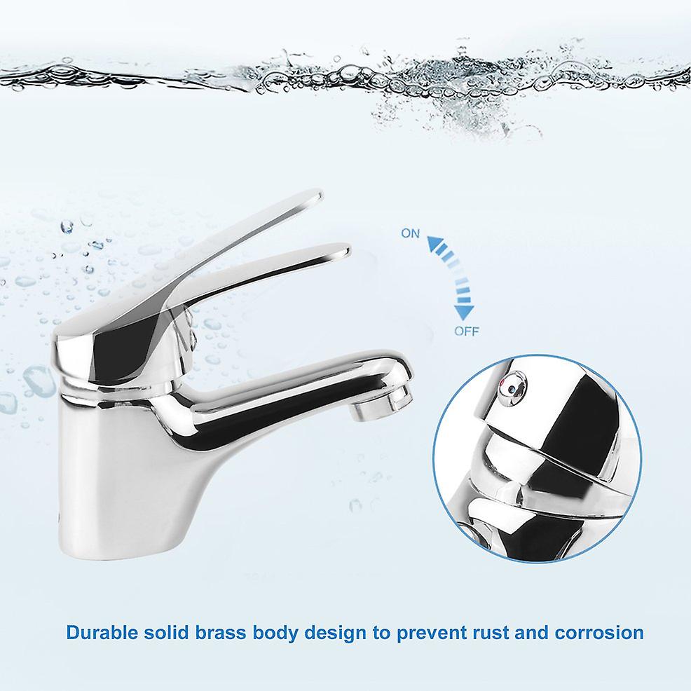 Single Lever Hot And Cold Water Faucet Basin Mixer Sink Bath Mixer Water Tap