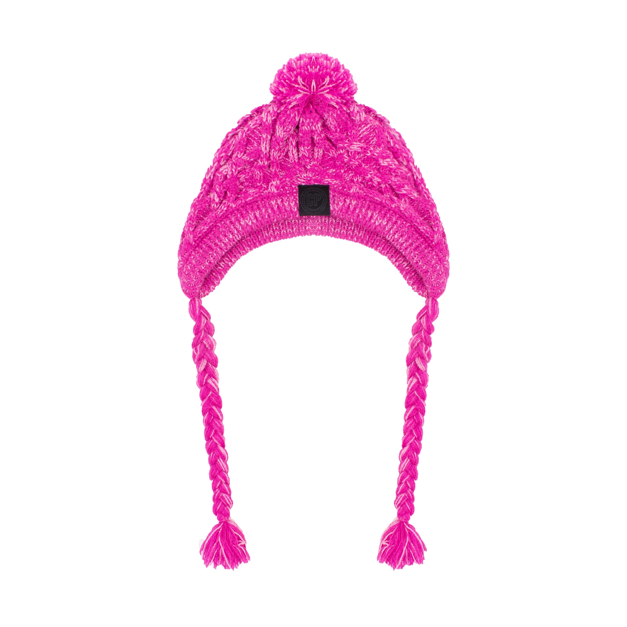 Canada Pooch Pink Polar Pom Pom Dog Hat， Small