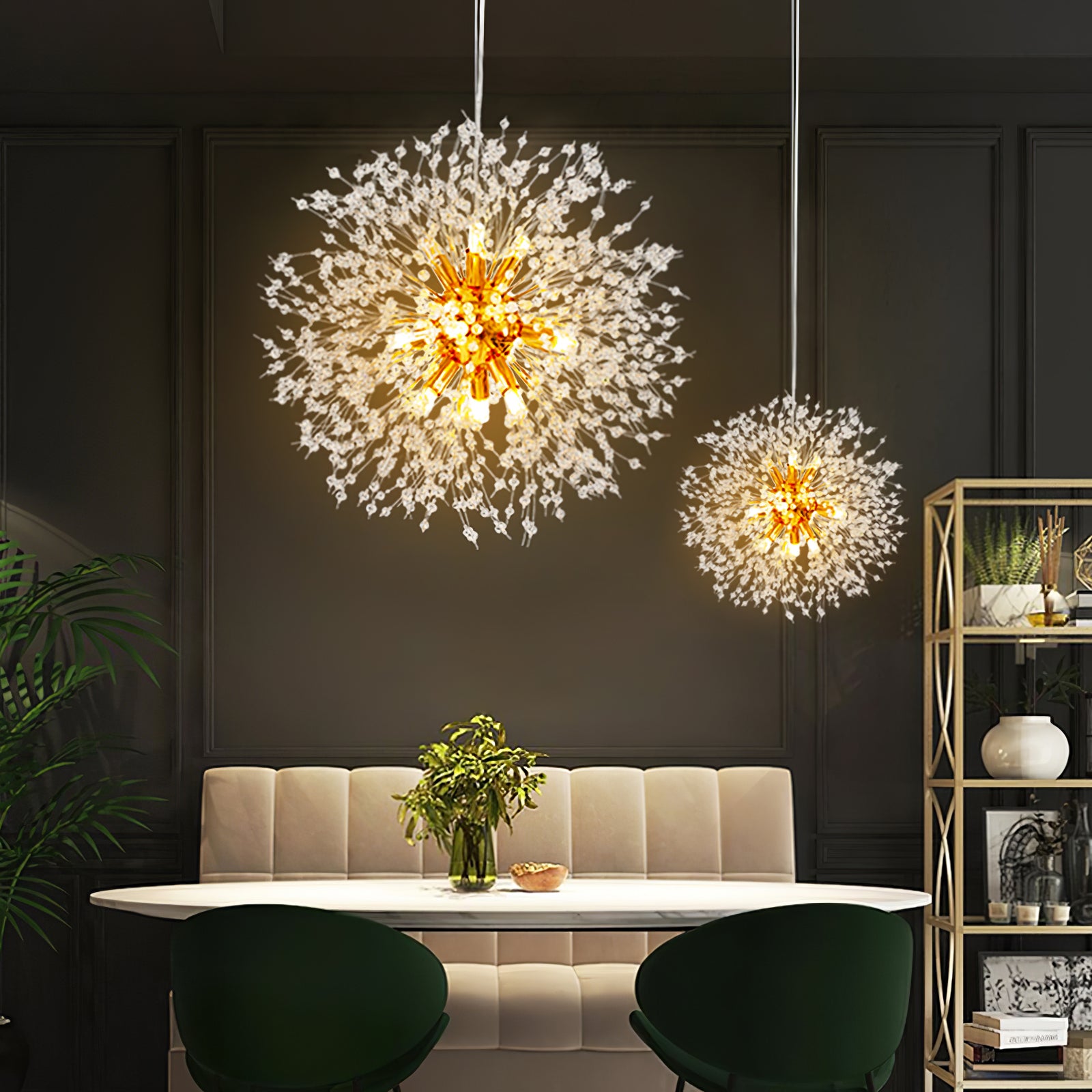 Crystal Dandelion Chandelier