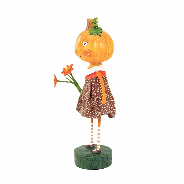 Lori Mitchell Pumpkin Spice One Figurine 6 25 Inches Fall Autumn Gourd 15522 Polyresin Brown