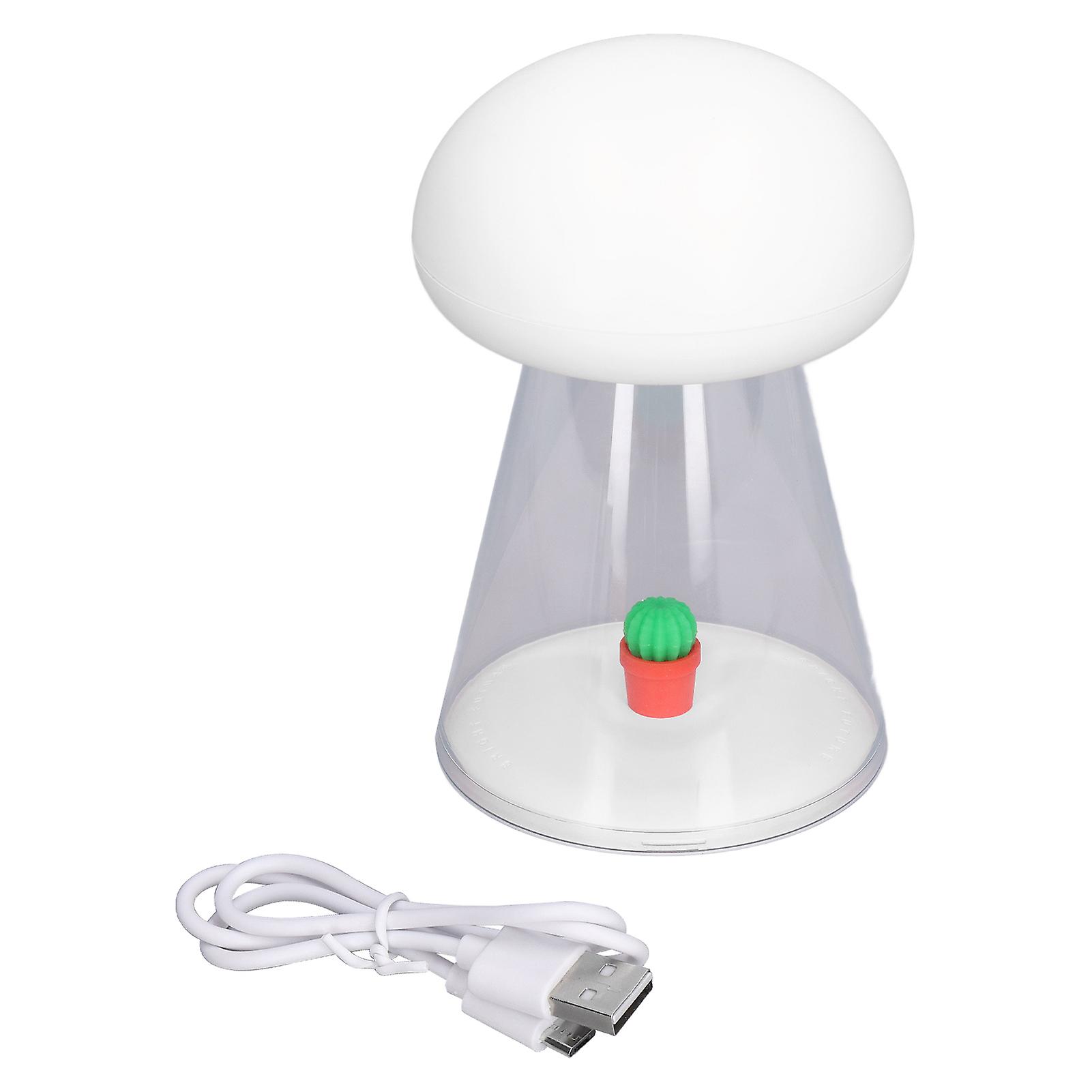 Night Lamp 7 Color Easy Portable Rechargeable Battery Usb Charging Lovely Shape Baby Sleep Night Lightwhite