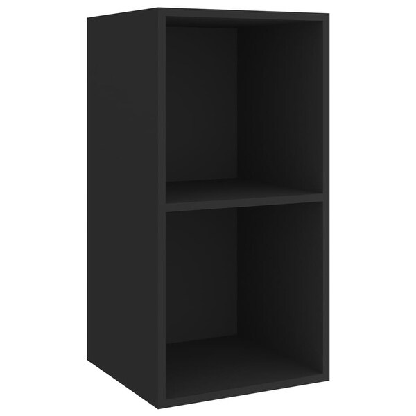 Wall-mounted TV Cabinet Black 14.6