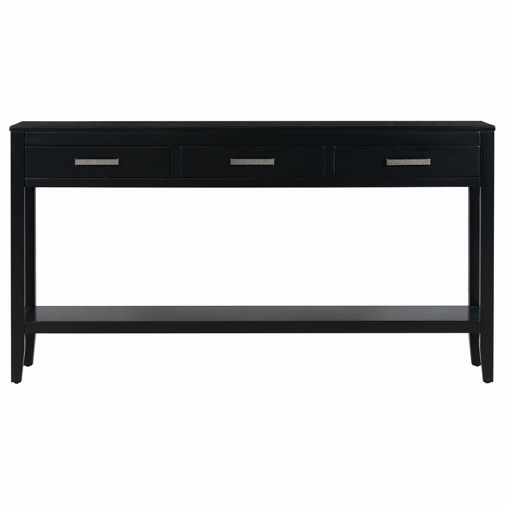 3 Drawer Console Table with 1 Shelf  Entrance Table