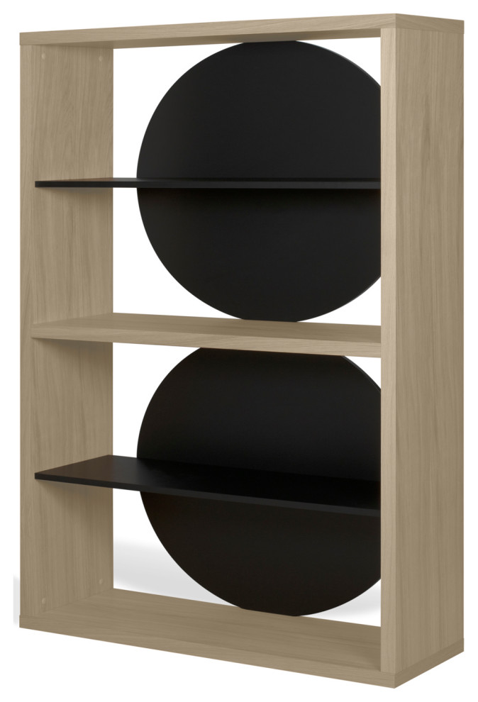 Zero Contemporary Unique Wood Book Shelf Display   Contemporary   Bookcases   by Plush Pod Decor  Houzz