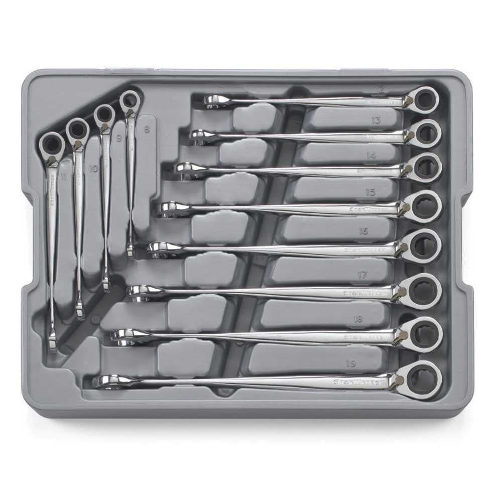 GEARWRENCH 12 Pc XL X-Beam Metric Reversible Combination Ratcheting Wrench Set 85388 from GEARWRENCH