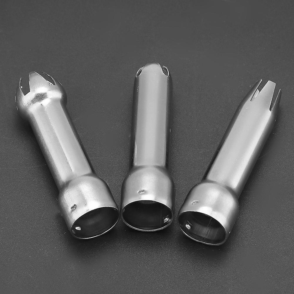 3pcs/ Set Stainless Steel Durable Safe Cream Nozzle Cake Decoration Baking Tool