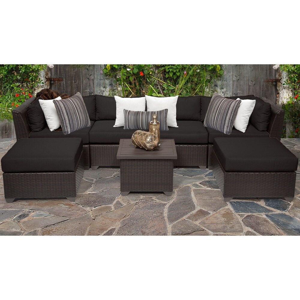 Barbados 7 Piece Outdoor Wicker Patio Furniture Set 07a