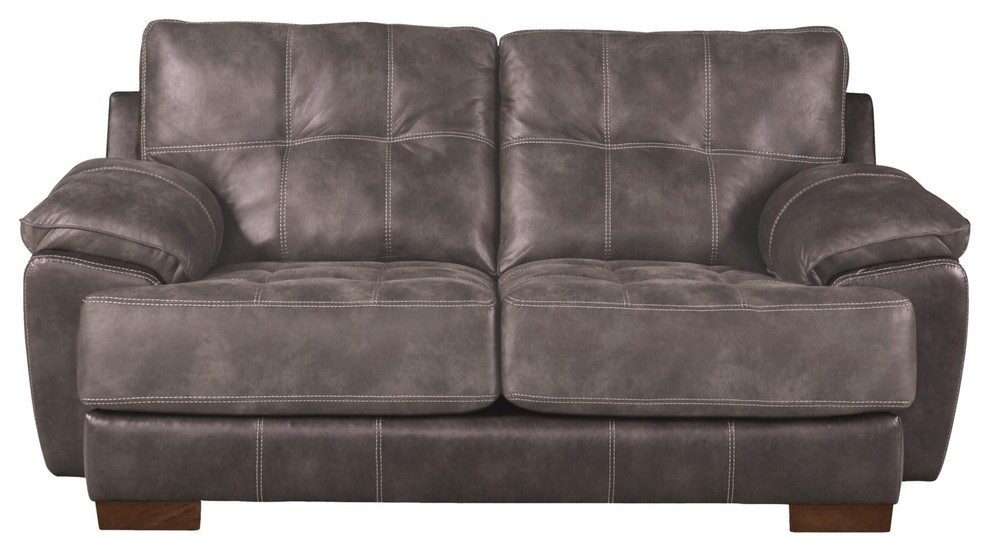 Emma Mason Signature Apple Loveseat in Dusk   Transitional   Loveseats   by Emma Mason  Houzz